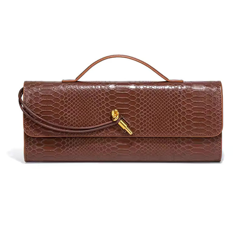 Serpentine Evening Clutch Bag - Elegant Design for Formal Events