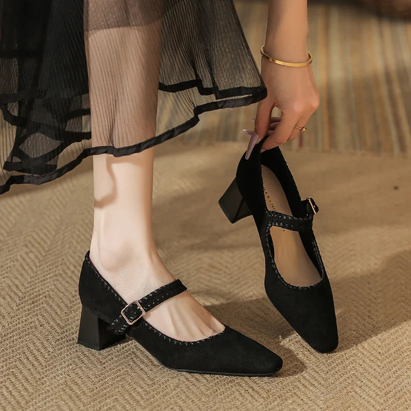 Suede High Heels for Women - Elegant Dress Shoes for Formal Events