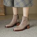 Ankle Boots for Women - Leather, Casual Style, Everyday Wear, Black