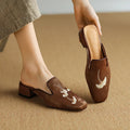Velvet Mules for Women - Stylish Slip-On Footwear for Casual or Dressy Occasions