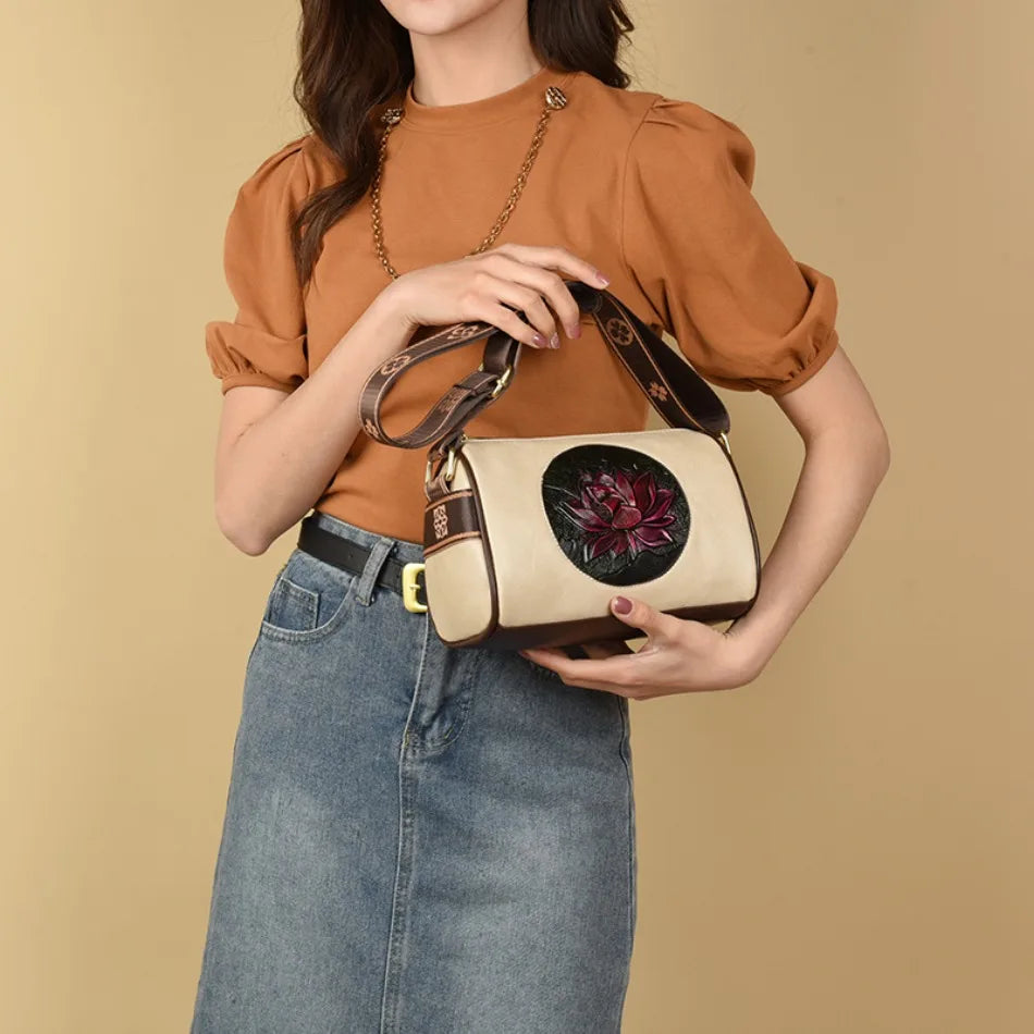Eco-Friendly Leather Handbag – Compact Design for Everyday Use