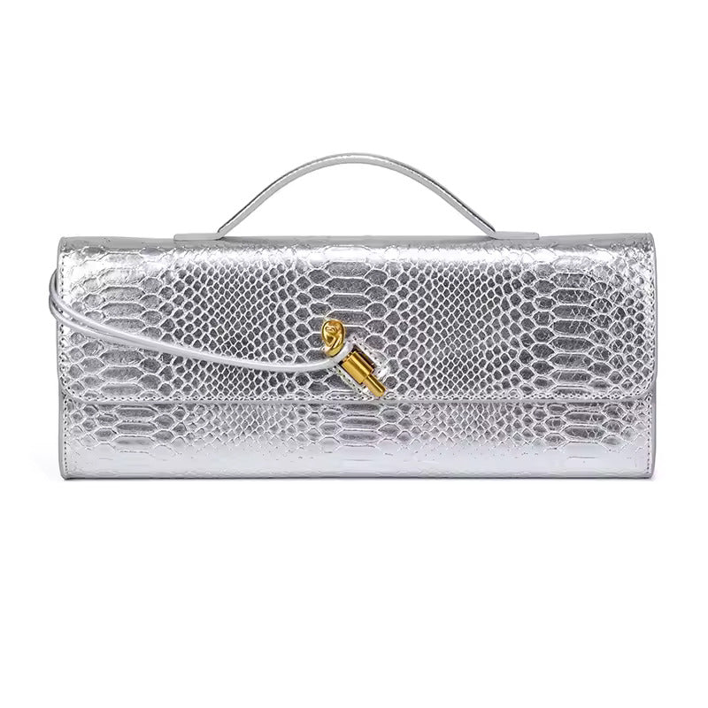 Serpentine Evening Clutch Bag - Elegant Design for Formal Events