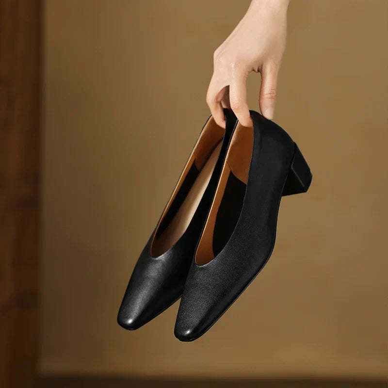 Elegant Stiletto Heels in Faux Leather for Formal Events and Parties