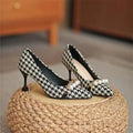 Elegant Stiletto Heels - Faux Leather - Classic Design for Formal Events