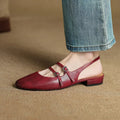 Leather Flats for Women - Comfortable Slip-On Design for Everyday Wear
