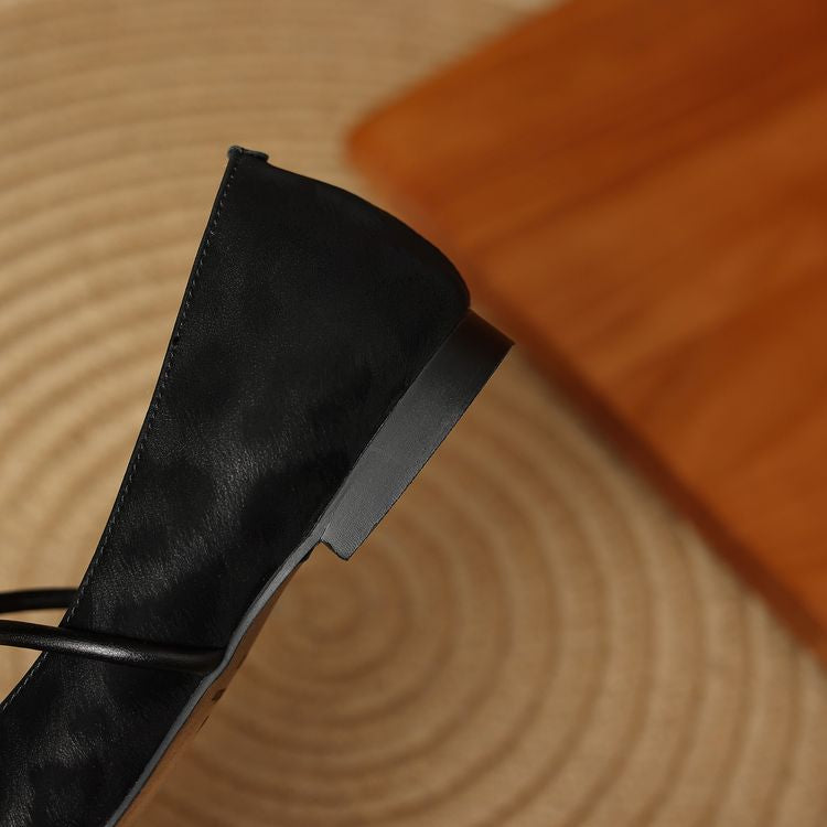 Leather Flats for Women - Comfortable Slip-On Design for Everyday Wear