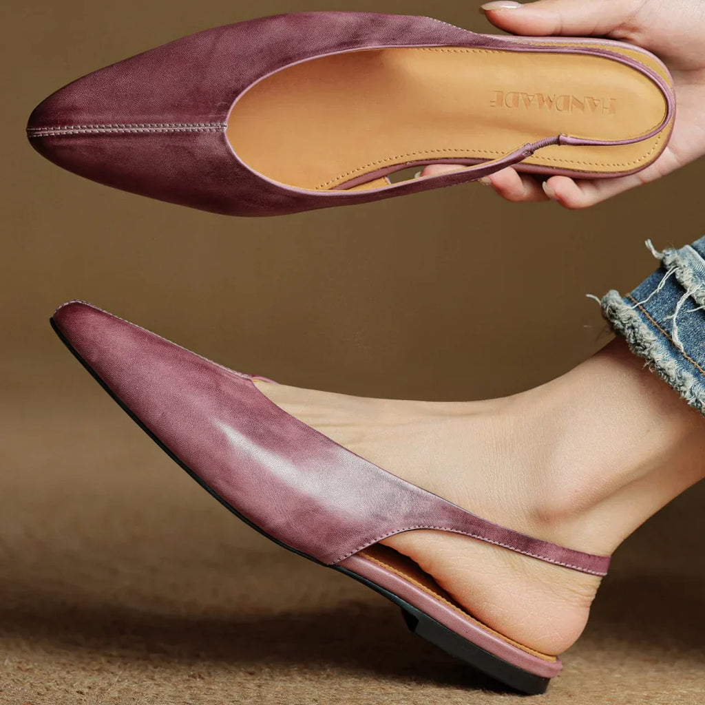 Genuine Leather Ballet Flats for Women - Comfortable Everyday Footwear