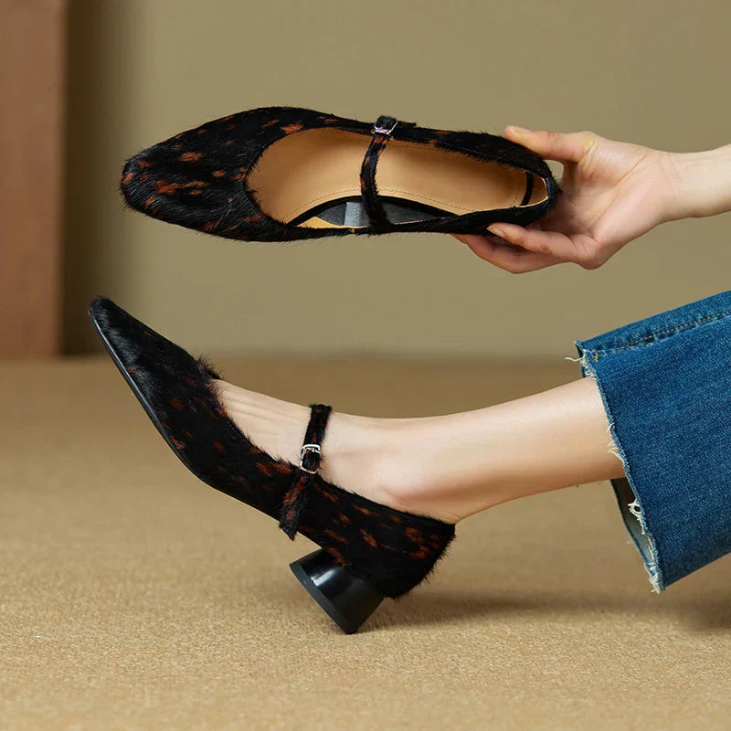 Elegant Leather Heels for Women - Stylish Dress Shoes for Special Occasions