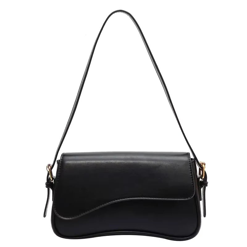 Luxe Shoulder Bag in Faux Leather - Stylish Everyday Handbag for Women