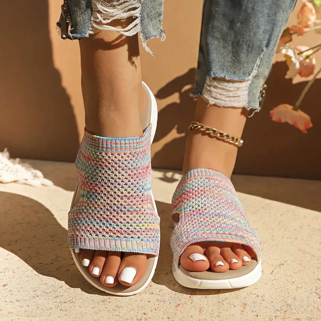 Orthopedic Knit Sandals for Comfort and Support - Casual Footwear for Everyday Use