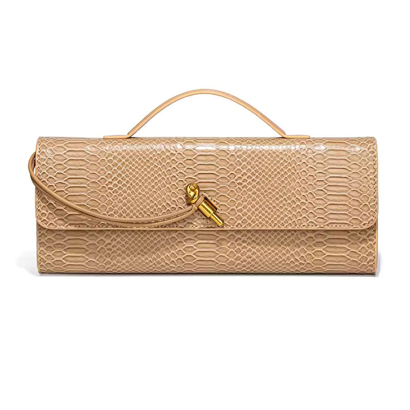 Serpentine Evening Clutch Bag - Elegant Design for Formal Events