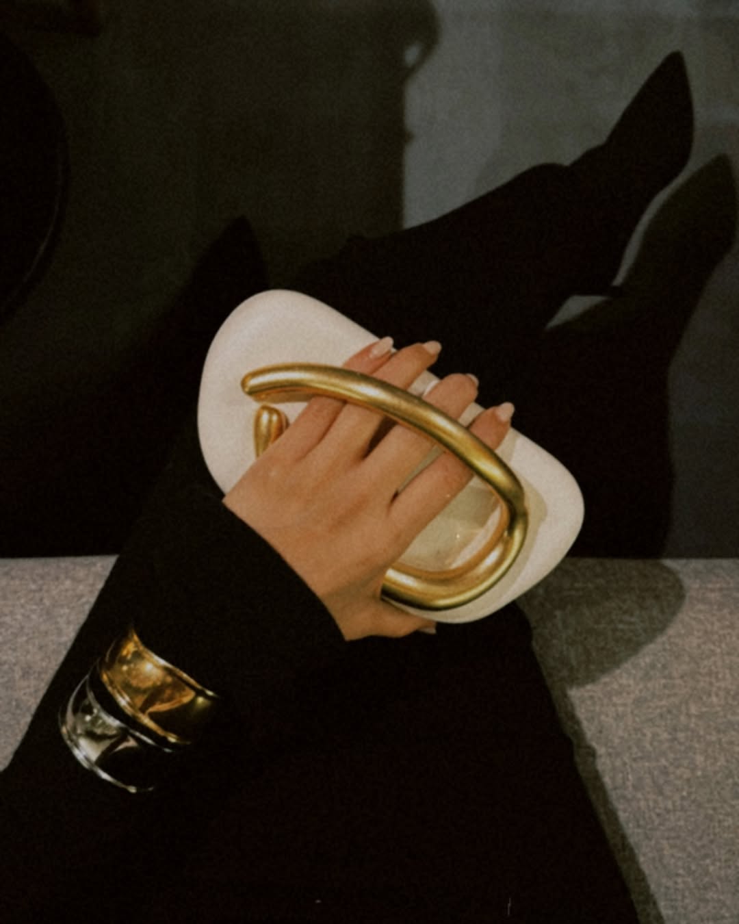 Mother-of-Pearl Clutch Purse - Elegant Box Design for Evening Events