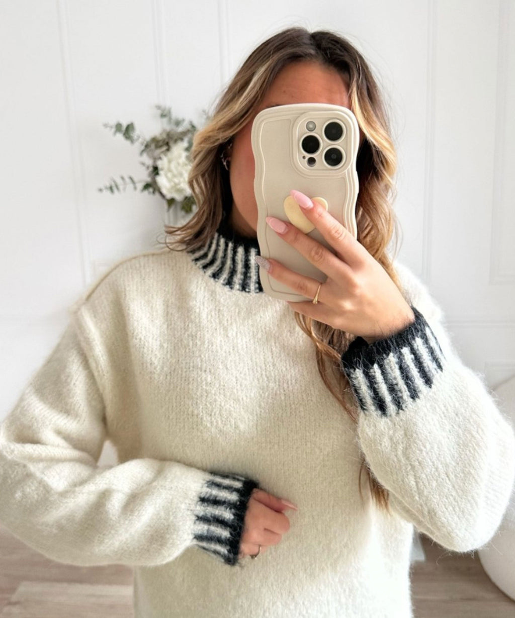 Cozy Soft Knit Long Sleeve Midi Dress for Winter Wear