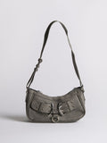 Leather Mini Shoulder Bag with Strap - Stylish Everyday Accessory