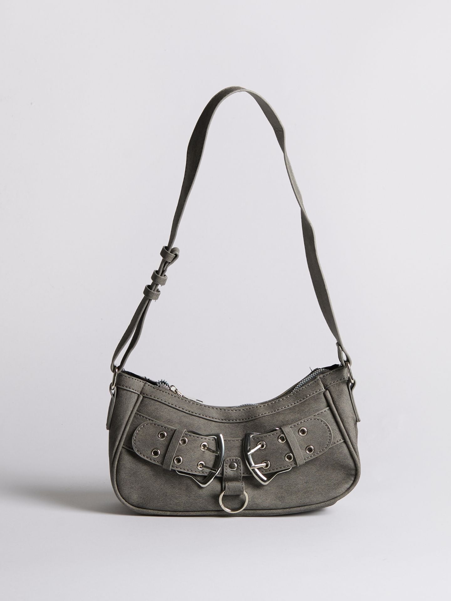 Leather Mini Shoulder Bag with Strap - Stylish Everyday Accessory