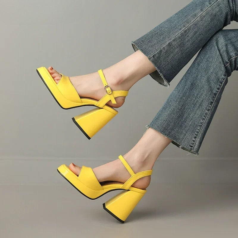 Glossy Valetta Heels - Elegant High Heels for Formal Events and Parties
