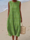 Brunch Ready – Embroidered Midi Dress