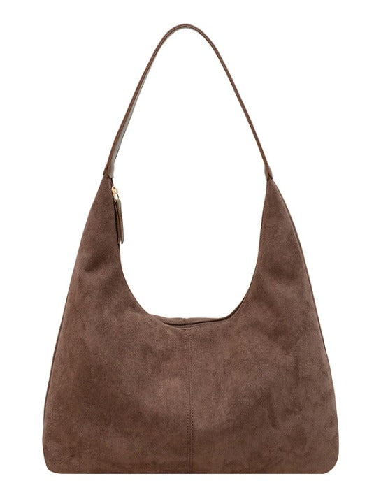 Vegan Leather Half-Moon Tote Bag - Stylish and Versatile Handbag for Everyday Use