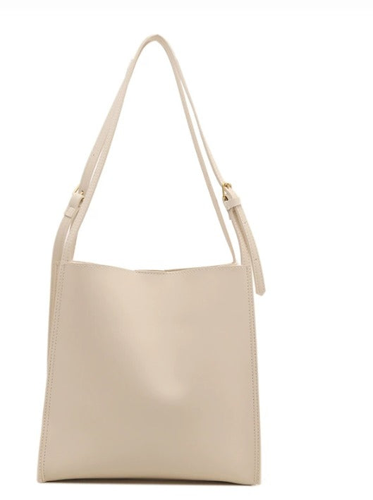 Vegan Leather Shoulder Bag - Daily Chic Design for Casual Use