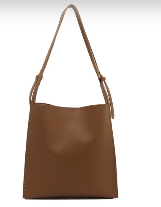 Vegan Leather Shoulder Bag - Daily Chic Design for Casual Use