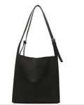Vegan Leather Shoulder Bag - Daily Chic Design for Casual Use