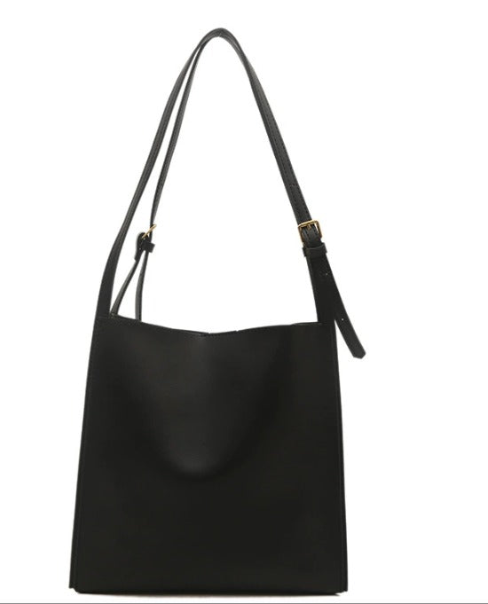 Vegan Leather Shoulder Bag - Daily Chic Design for Casual Use