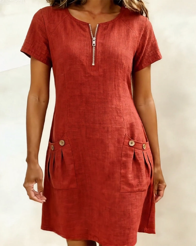 Bea Dress | Natural Elegance for Everyday Wear