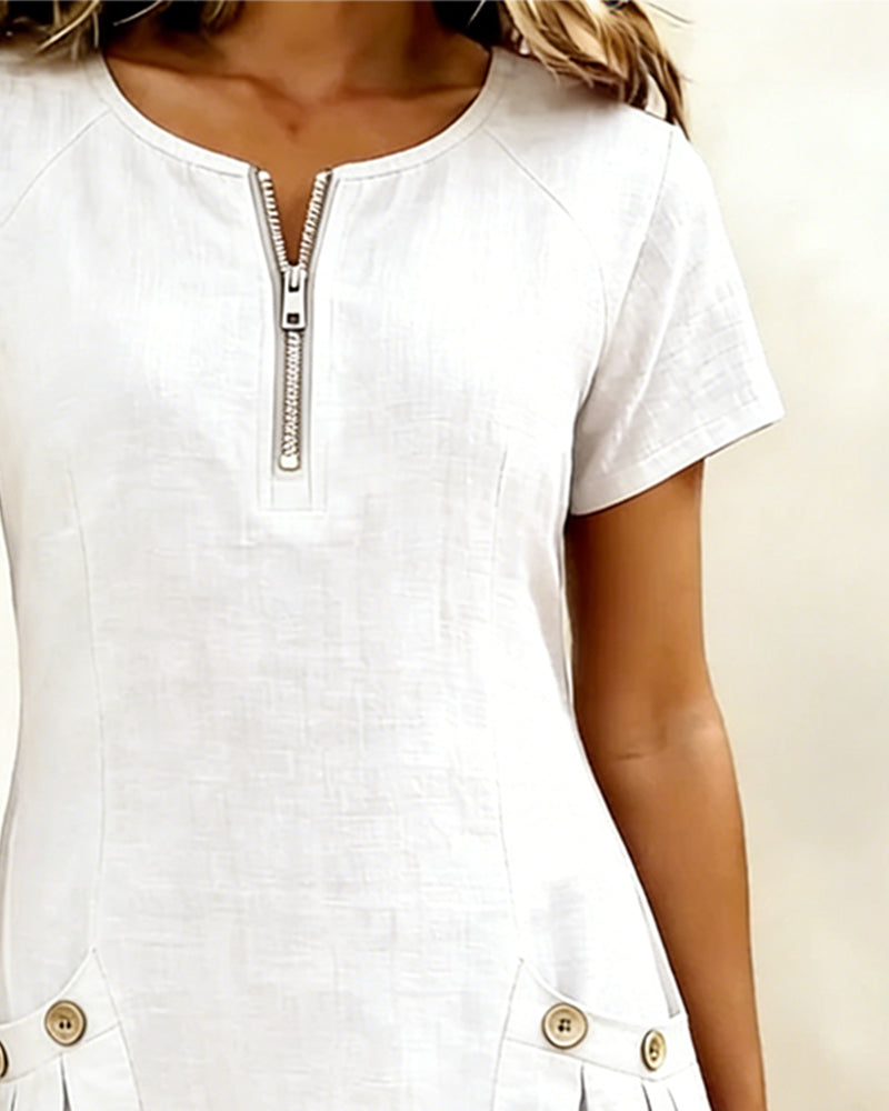 Bea Dress | Natural Elegance for Everyday Wear