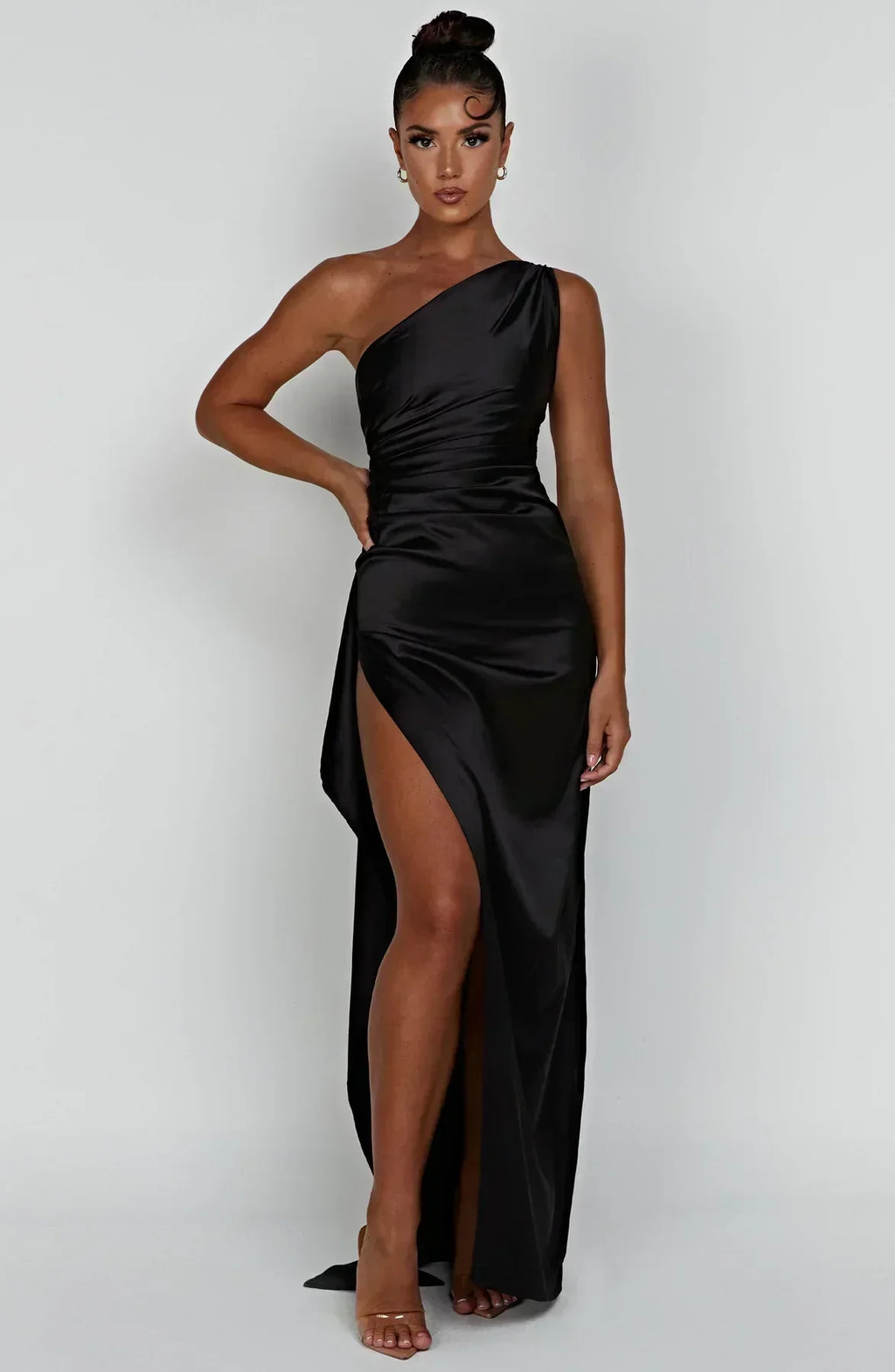 Elegant Satin Maxi Slip Gown | Long Dress for Formal Events and Evening Wear