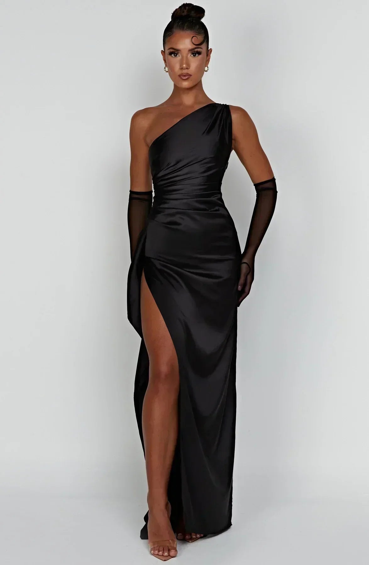 Elegant Satin Maxi Slip Gown | Long Dress for Formal Events and Evening Wear