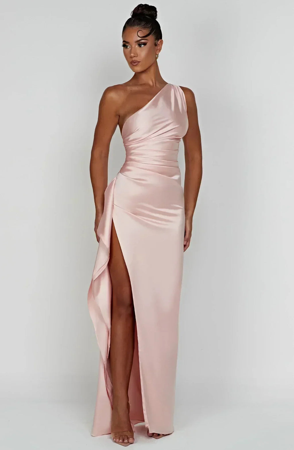 Elegant Satin Maxi Slip Gown | Long Dress for Formal Events and Evening Wear