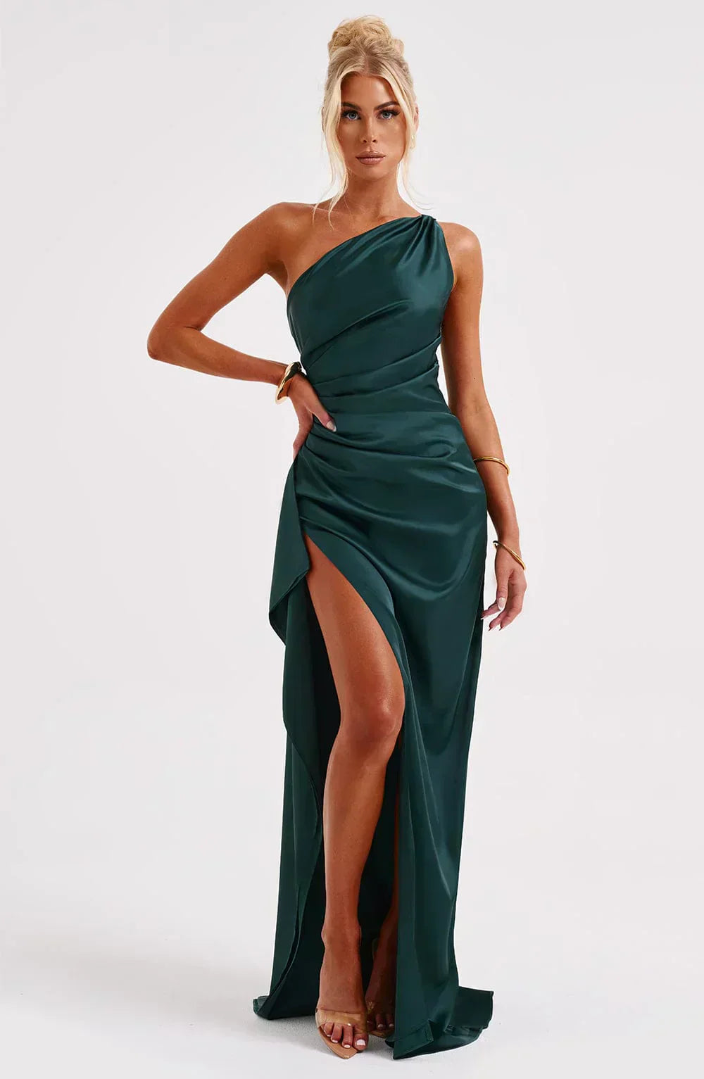 Elegant Satin Maxi Slip Gown | Long Dress for Formal Events and Evening Wear
