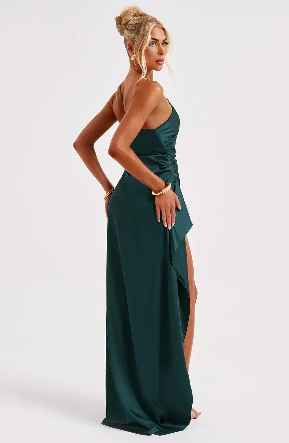 Elegant Satin Maxi Slip Gown | Long Dress for Formal Events and Evening Wear