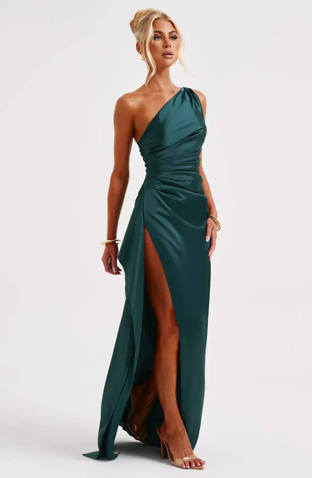 Elegant Satin Maxi Slip Gown | Long Dress for Formal Events and Evening Wear