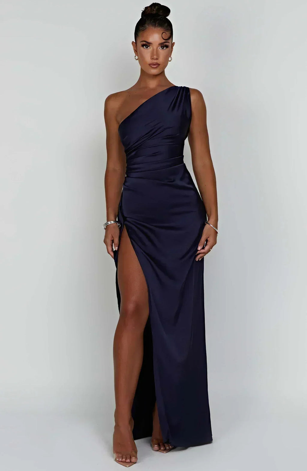 Elegant Satin Maxi Slip Gown | Long Dress for Formal Events and Evening Wear