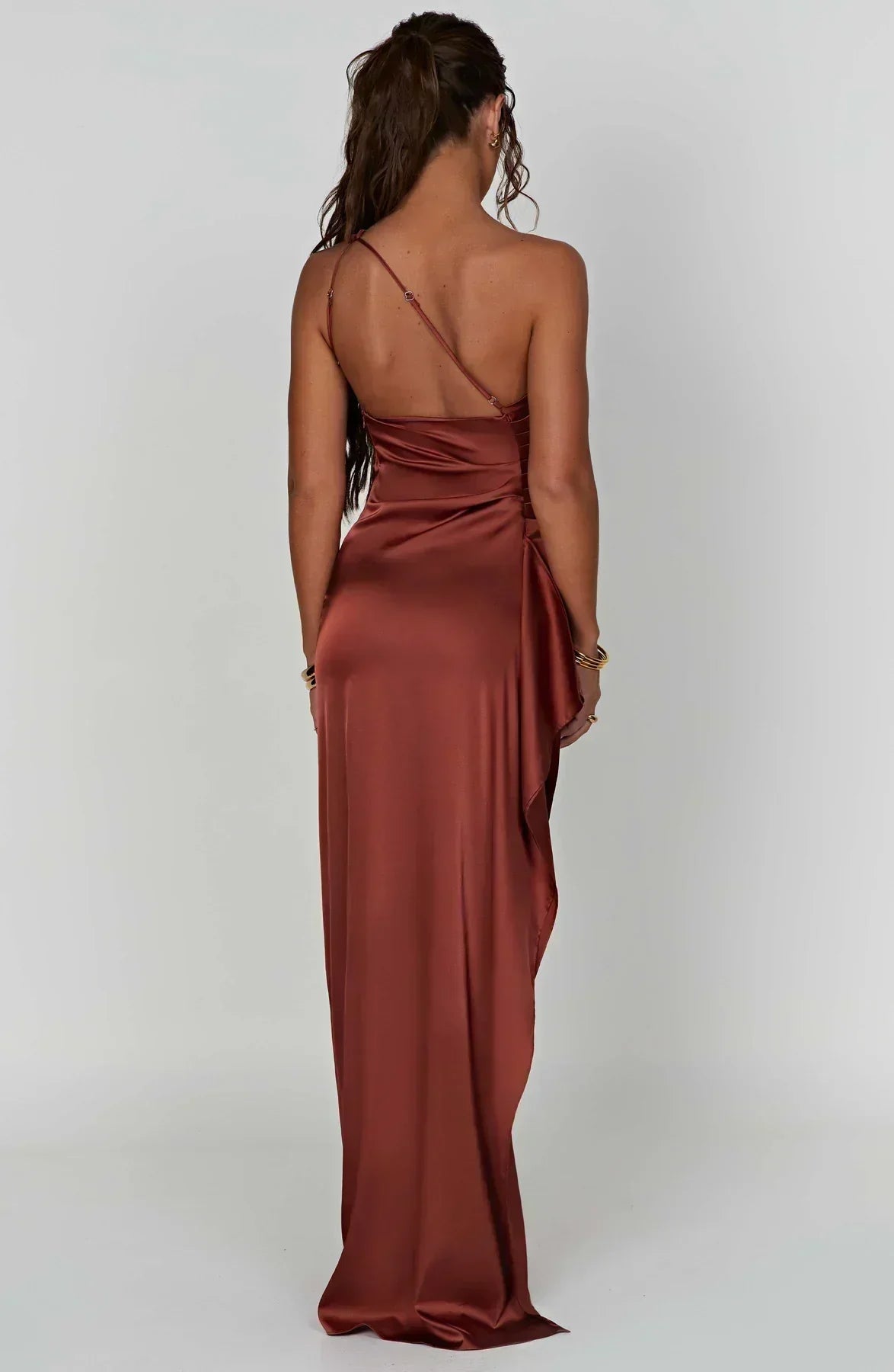 Elegant Satin Maxi Slip Gown | Long Dress for Formal Events and Evening Wear