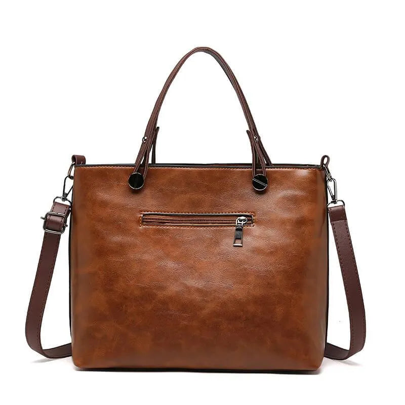 Luxe Leather Crossbody Bag - Stylish and Versatile Everyday Accessory