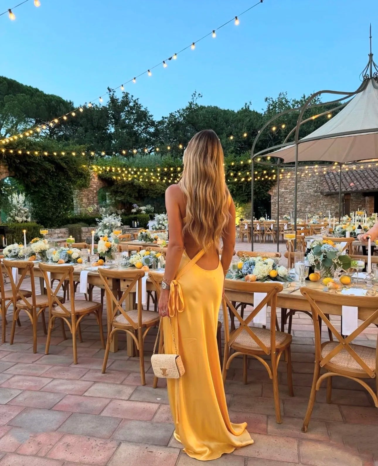 Satin Open Back Maxi Dress | Soft and Elegant Evening Wear