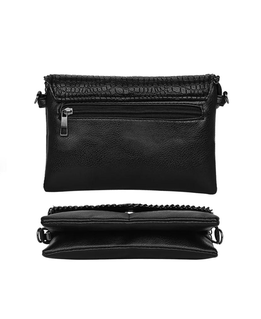 ChainLink Crossbody Bag - Durable Material, Chic Design for Everyday Use