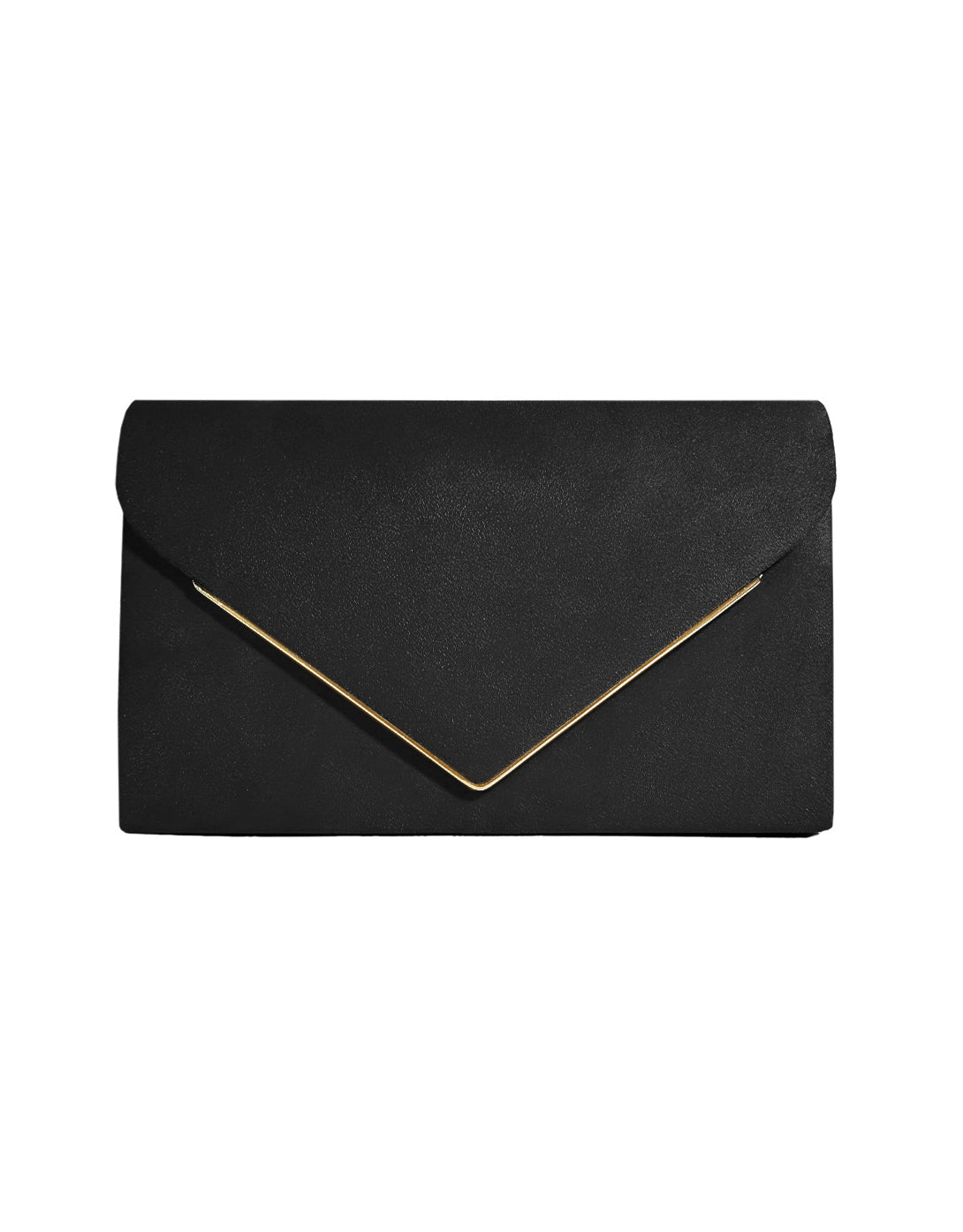 Suede Velvet Envelope Clutch Bag for Evening Events and Parties