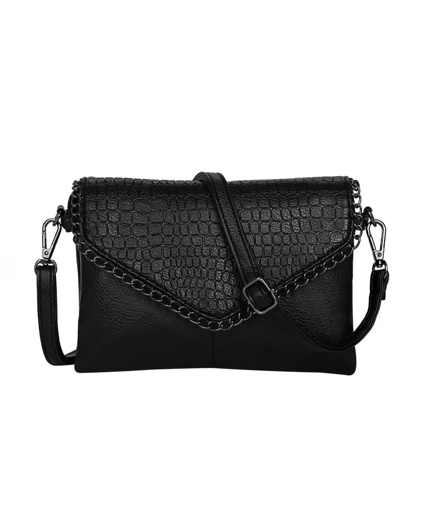 ChainLink Crossbody Bag - Durable Material, Chic Design for Everyday Use
