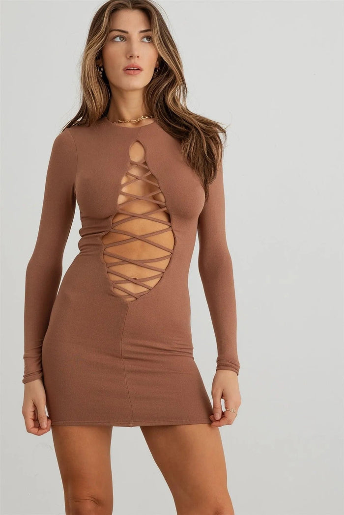 Mini Dress with Adjustable Straps – Casual Summer Fashion