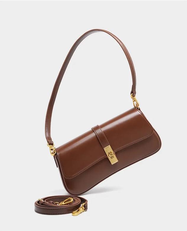 Luxe Leather Shoulder Bag for Women - Stylish Everyday Handbag
