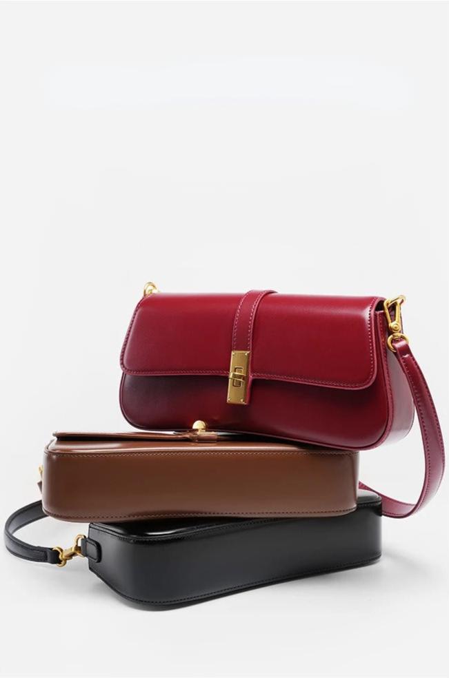 Luxe Leather Shoulder Bag for Women - Stylish Everyday Handbag