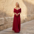 Red Pleated Midi Dress – Wedding Guest Glam