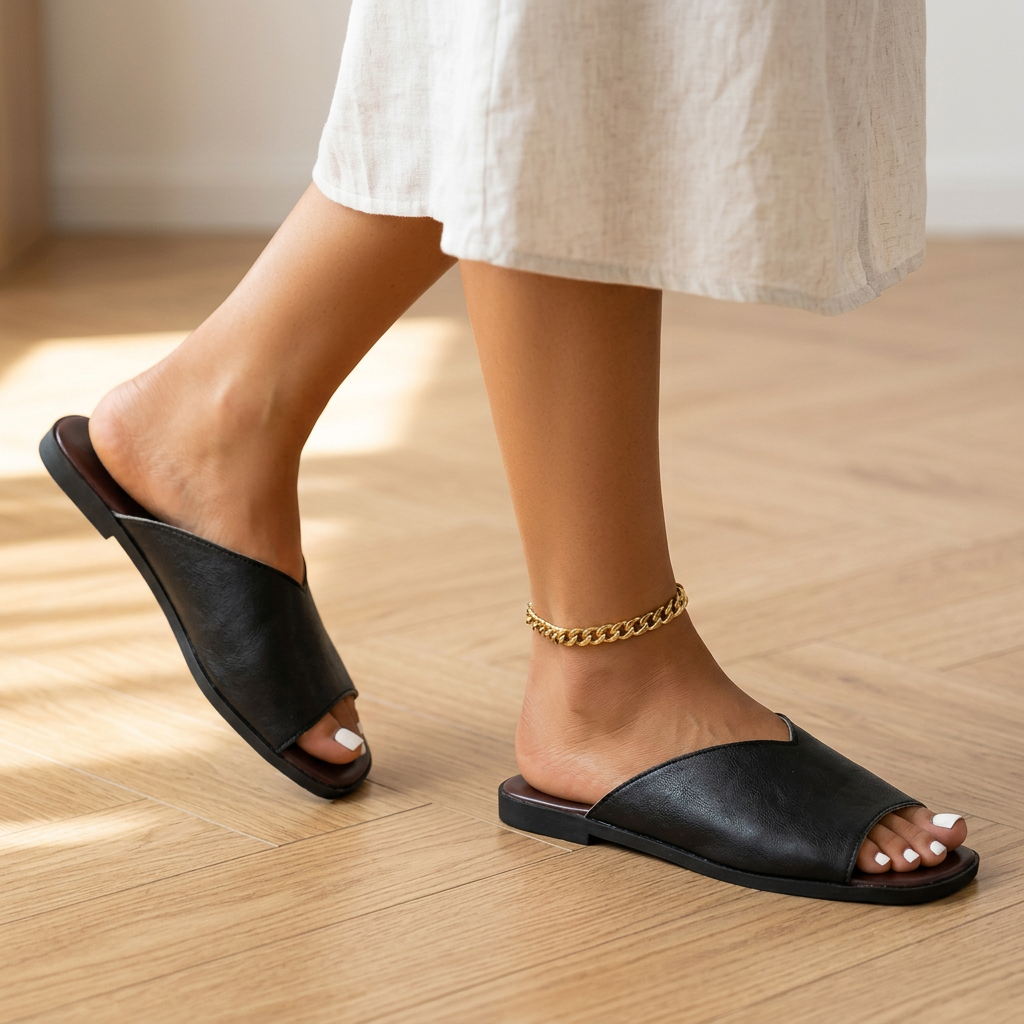 Leather Ballet Flats for Women - Comfortable Everyday Footwear