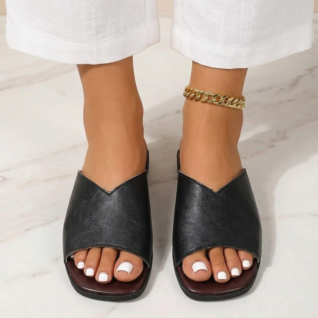 Leather Ballet Flats for Women - Comfortable Everyday Footwear
