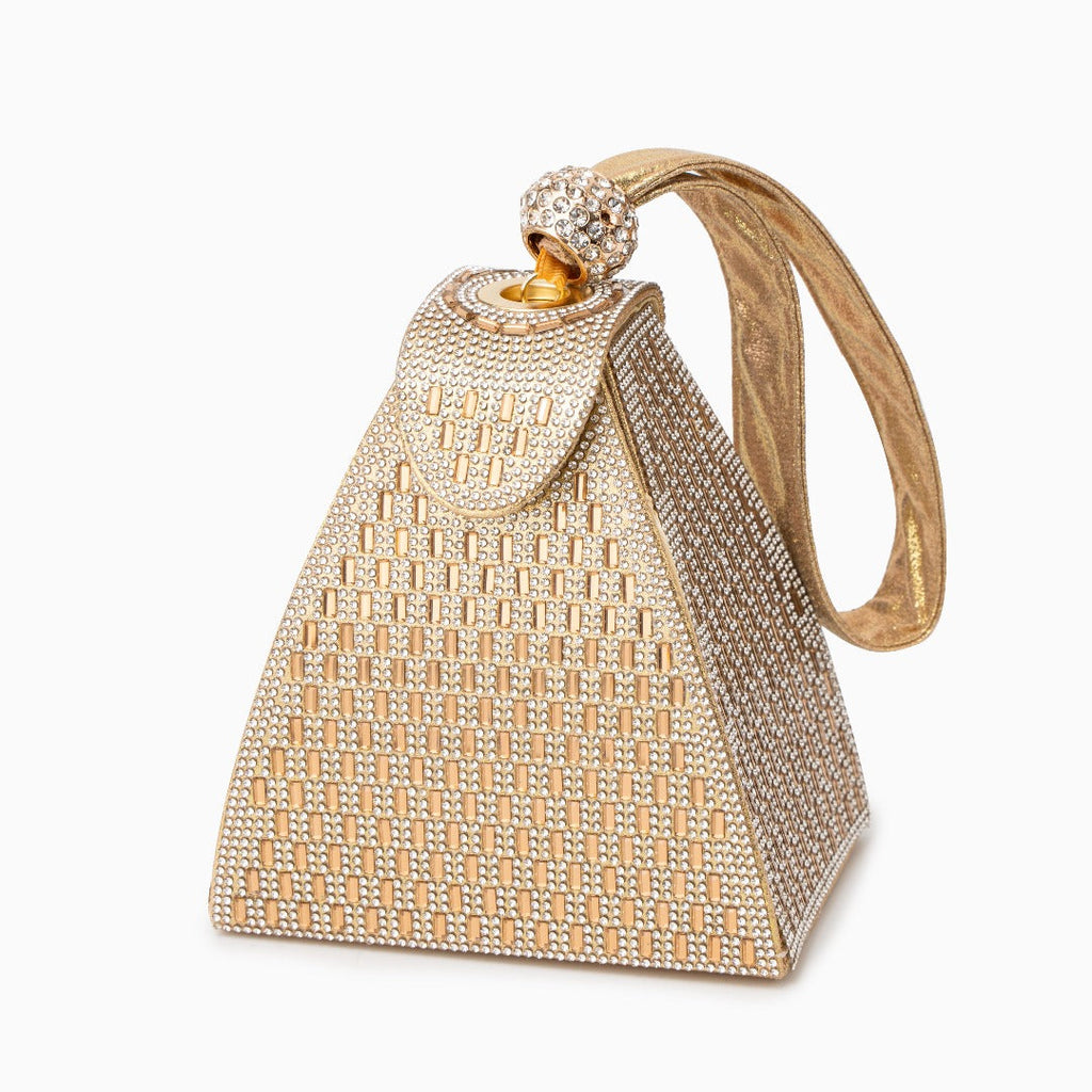 Crystal Evening Handbag - Chic Luxury Design for Formal Events