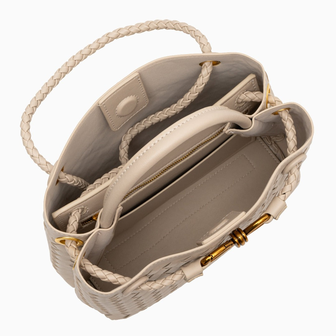 Woven Crossbody Bag - Elegant Design for Everyday Use and Timeless Style