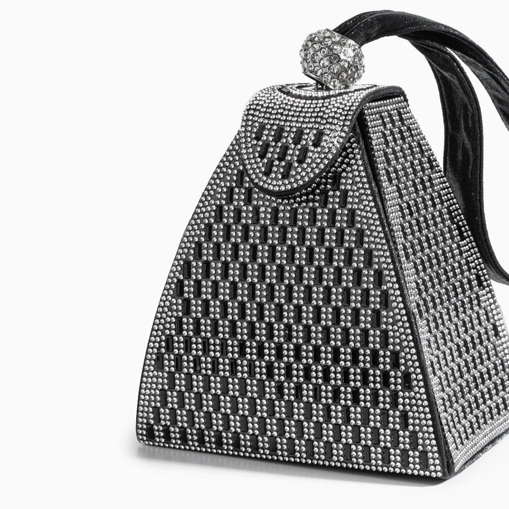 Crystal Evening Handbag - Chic Luxury Design for Formal Events